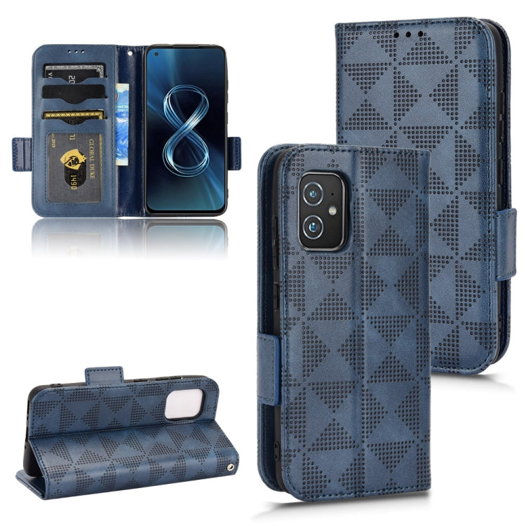 Symmetrical Triangle Leather Phone Case, For Asus Zenfone 9, For Asus ROG Phone 3 Strix / 3 ZS661KL, For Asus ROG Phone 5, For Asus ROG Phone II, For Asus ROG Phone 6, For Asus Zenfone 7 Pro ZS671KS, For Asus Zenfone 8 ZS590KS