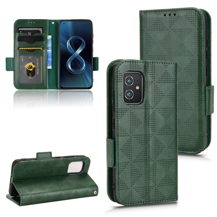Symmetrical Triangle Leather Phone Case, For Asus Zenfone 9, For Asus ROG Phone 3 Strix / 3 ZS661KL, For Asus ROG Phone 5, For Asus ROG Phone II, For Asus ROG Phone 6, For Asus Zenfone 7 Pro ZS671KS, For Asus Zenfone 8 ZS590KS