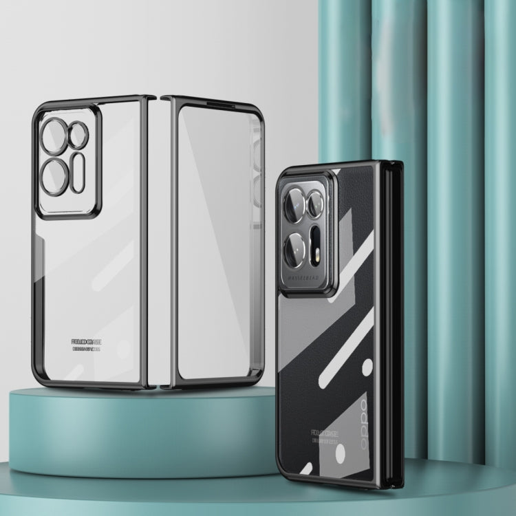 Integrated Electroplating Magnetic Transparent All-inclusive Phone Case, For OPPO Find N2