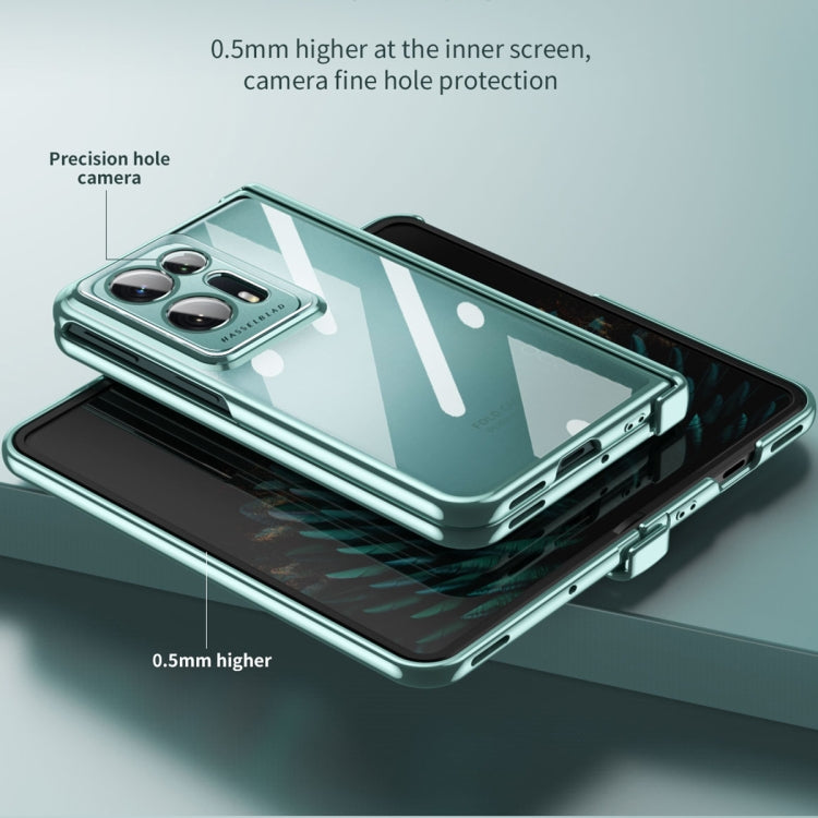 Integrated Electroplating Magnetic Transparent All-inclusive Phone Case, For OPPO Find N2