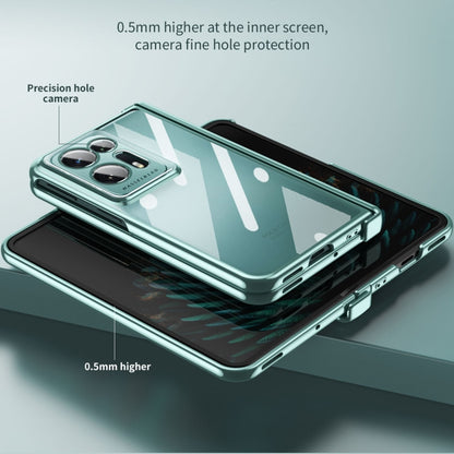Integrated Electroplating Magnetic Transparent All-inclusive Phone Case, For OPPO Find N2