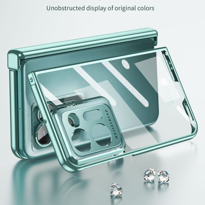 Integrated Electroplating Magnetic Transparent All-inclusive Phone Case, For OPPO Find N2