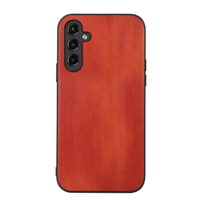 Red textured PU phone case with raised camera cutout