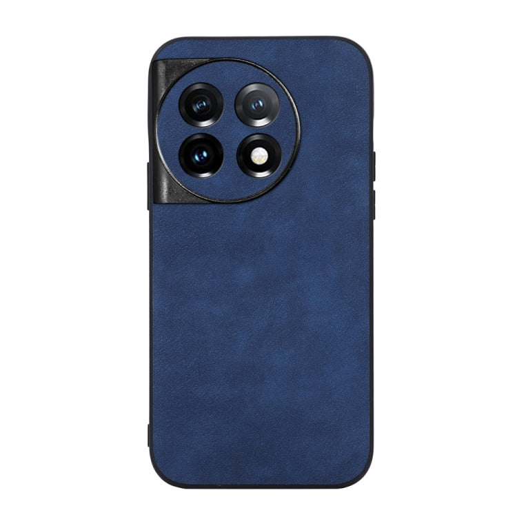 Morocco-texture PU phone case with camera cutout, blue