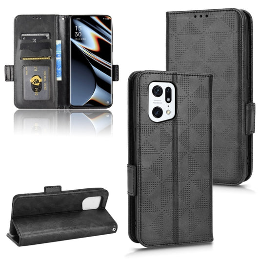 Symmetrical Triangle Leather Phone Case, For OPPO Find X5 Pro, For OPPO A17, For OPPO A55s 5G, For OPPO A57 5G / A77 5G, For OPPO A58 5G, For OPPO A97 5G, For OPPO Find N2 Flip, For OPPO Find N2, For OPPO Find X5, For OPPO Reno7 A, For OPPO Reno8 Pro+ ...