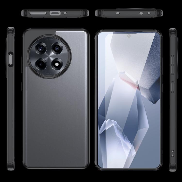Matte black Armor hard phone case with side buttons and camera opening