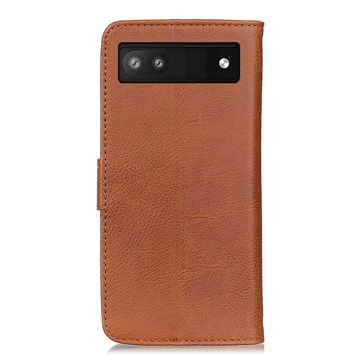 KHAZNEH Cowhide Texture Horizontal Flip Leather Phone Case, For Google Pixel 7a, For Xiaomi Redmi Note 12 4G Global