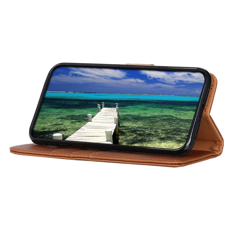 KHAZNEH Cowhide Texture Horizontal Flip Leather Phone Case, For Google Pixel 7a, For Xiaomi Redmi Note 12 4G Global
