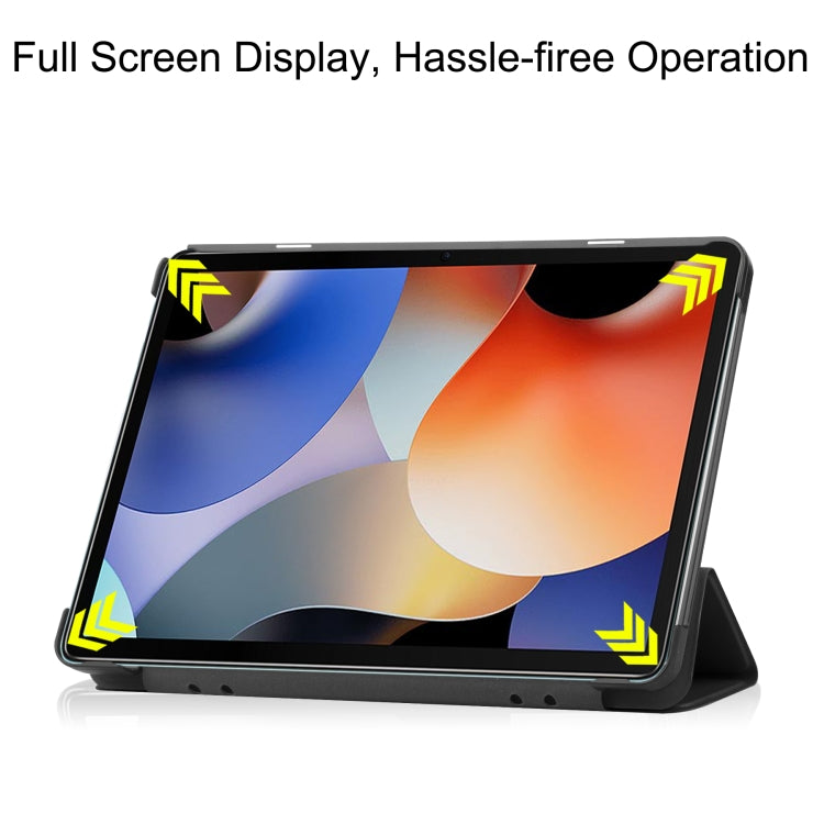 Black tablet folio case with raised screen cover and kickstand support