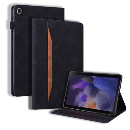 Shockproof horizontal flip leather tablet case, dark cover with stand flap