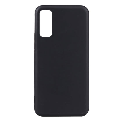Black TPU phone case with back camera cutout