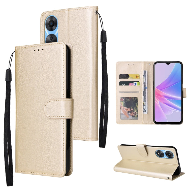 Beige leather phone wallet with 3 card slots and kickstand cover, wrist strap