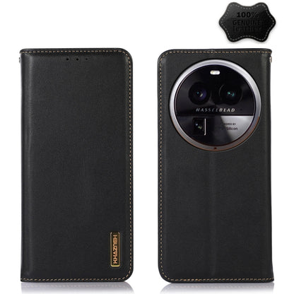 KHAZNEH leather phone case in dark color with Hasselblad-style camera lens opening
