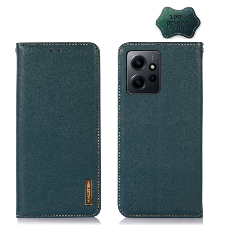 KHAZNEH leather phone case in dark teal with square camera opening and stitched edges