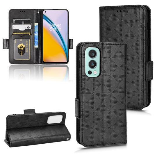 Symmetrical Triangle Leather Phone Case, For OnePlus Nord 2 5G, For OnePlus 10 Pro 5G, For OnePlus 10T, For OnePlus 11 5G, For OnePlus Ace 2 5G, For OnePlus Nord N20 5G, For OnePlus Nord 2T 5G, For OnePlus Nord CE 5G, For OnePlus Nord N200 5G          ...