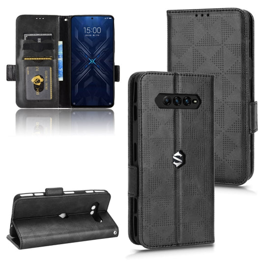 Symmetrical Triangle Leather Phone Case, For Xiaomi Black Shark 4 / 4 Pro, For Xiaomi Black Shark 5, For Xiaomi Black Shark 5 Pro, For Xiaomi Black Shark 5 RS, For Xiaomi 12 / 12S, For Xiaomi 11T / 11T Pro, For Xiaomi 12 Lite, For Xiaomi 12 Pro / 12S P...