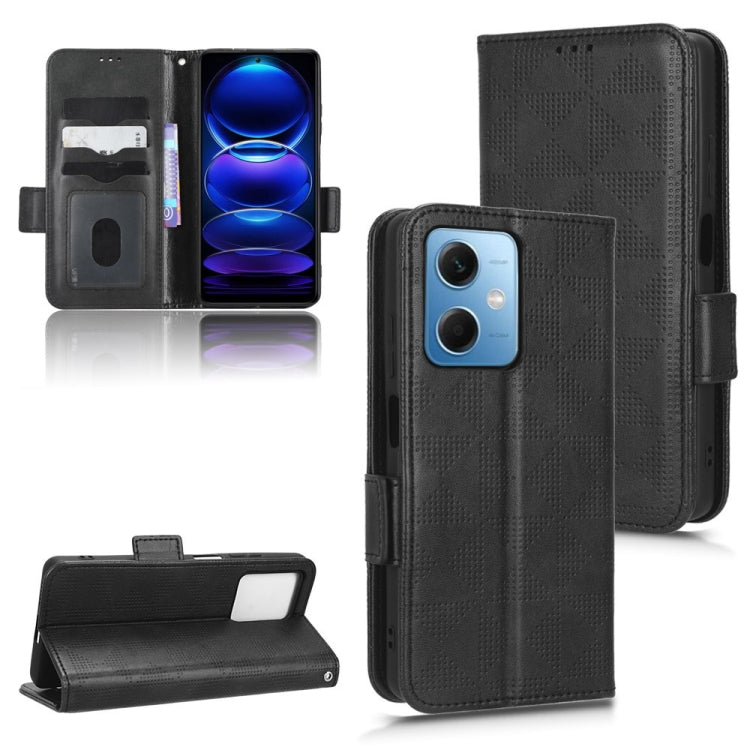 Black leather phone wallet case with diamond texture, magnetic flap, card slots, stand cover.