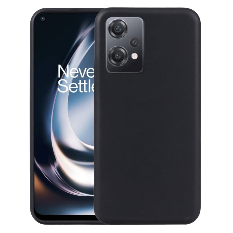 Black TPU phone case with camera cutouts for OnePlus Nord CE 3 Lite