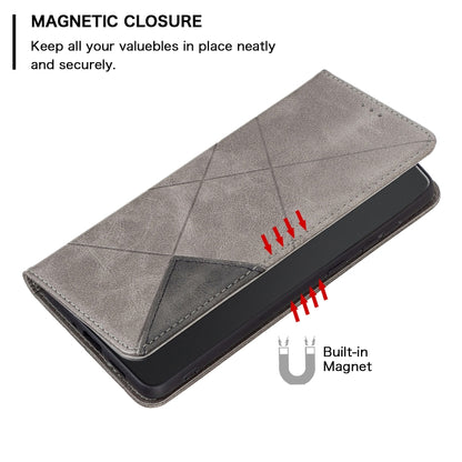 Prismatic Invisible Magnetic Leather Phone Case, For OPPO Find X6 5G, For OPPO Find X6 Pro 5G, For Realme C55, For Xiaomi Redmi Note 12 4G Global, For Samsung Galaxy A24 4G, For Samsung Galaxy M14 5G, For Nokia G22