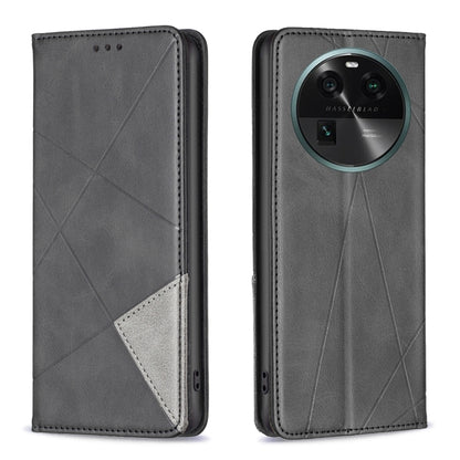 Prismatic Invisible Magnetic Leather Phone Case, For OPPO Find X6 5G, For OPPO Find X6 Pro 5G, For Realme C55, For Xiaomi Redmi Note 12 4G Global, For Samsung Galaxy A24 4G, For Samsung Galaxy M14 5G, For Nokia G22