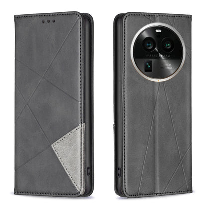 Prismatic Invisible Magnetic Leather Phone Case, For OPPO Find X6 5G, For OPPO Find X6 Pro 5G, For Realme C55, For Xiaomi Redmi Note 12 4G Global, For Samsung Galaxy A24 4G, For Samsung Galaxy M14 5G, For Nokia G22