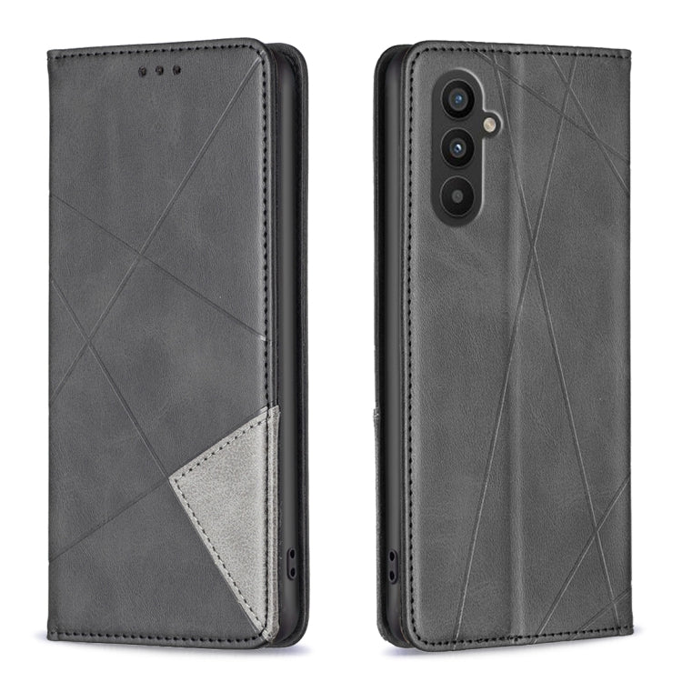Prismatic Invisible Magnetic Leather Phone Case, For OPPO Find X6 5G, For OPPO Find X6 Pro 5G, For Realme C55, For Xiaomi Redmi Note 12 4G Global, For Samsung Galaxy A24 4G, For Samsung Galaxy M14 5G, For Nokia G22
