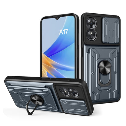Sliding Camshield TPU+PC Phone Case with Card Slot, For Motorola Edge 30 Ultra 5G, For OPPO A17 4G, For Realme 10 4G, For Samsung Galaxy A14 5G / 4G
