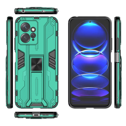 Supersonic PC + TPU Shock-proof Phone Case with Holder, For Xiaomi Redmi Note 12 4G