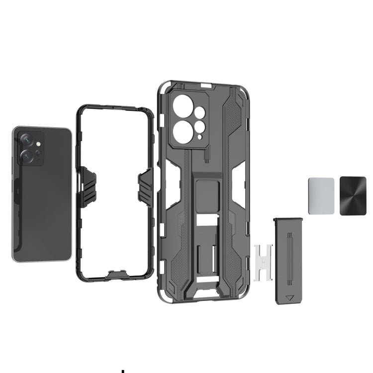 Supersonic PC + TPU Shock-proof Phone Case with Holder, For Xiaomi Redmi Note 12 4G