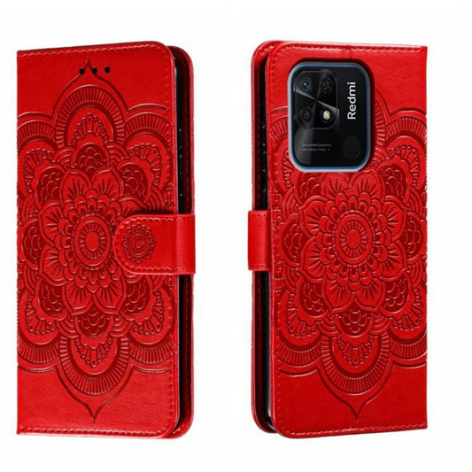 Sun Mandala Embossing Pattern Phone Leather Case, For Xiaomi Redmi 10C, For Xiaomi Redmi 12C, For Xiaomi Redmi A1, For Xiaomi Redmi K50 Ultra, For Xiaomi Redmi K60, For Xiaomi Redmi Note 12 5G Global, For Xiaomi Redmi Note 12 Pro 5G Global             ...