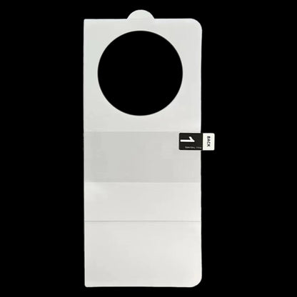 Hydrogel back screen protector film with round camera cutout