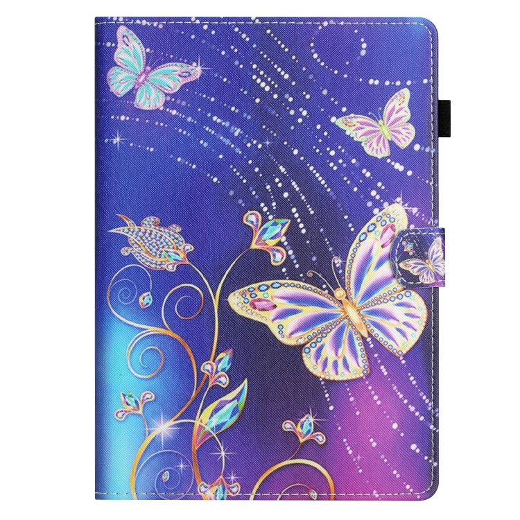 Coloured Drawing Stitching Smart Leather Tablet Case, For Samsung Galaxy Tab A8 10.5 2021 X205/X200, For Samsung Galaxy Tab S6 Lite P610/615, For Samsung Galaxy Tab A7 10.4 2020 T500/T505, For Samsung Galaxy Tab A7 Lite T220/T225                       ...