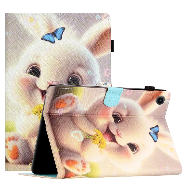Coloured Drawing Stitching Smart Leather Tablet Case, For Samsung Galaxy Tab A8 10.5 2021 X205/X200, For Samsung Galaxy Tab S6 Lite P610/615, For Samsung Galaxy Tab A7 10.4 2020 T500/T505, For Samsung Galaxy Tab A7 Lite T220/T225                       ...