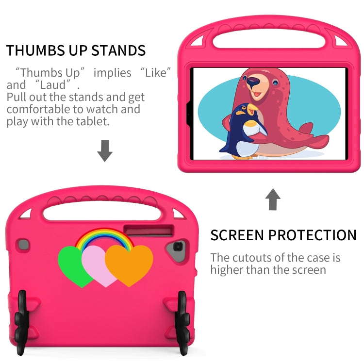 Love Small Palm Holder EVA Tablet Case, For Lenovo Tab M8 4th Gen