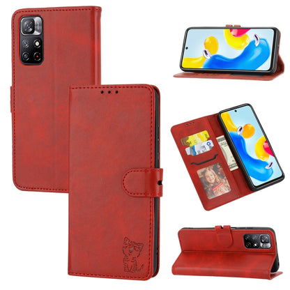 Embossed Happy Cat Pattern Flip Leather Phone Case, For Xiaomi Redmi Note 12 5G Global, For Xiaomi Redmi Note 12 Pro 5G Global, For Xiaomi Redmi Note 12 Pro+ 5G Global, For Xiaomi 12T/12T Pro/Redmi K50 Ultra, For Xiaomi 13, For Xiaomi 13 Pro, For OPPO ...