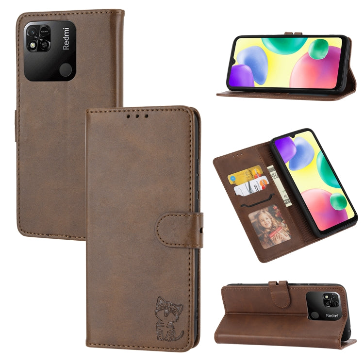 Embossed Happy Cat Pattern Flip Leather Phone Case, For Xiaomi Redmi Note 12 5G Global, For Xiaomi Redmi Note 12 Pro 5G Global, For Xiaomi Redmi Note 12 Pro+ 5G Global, For Xiaomi 12T/12T Pro/Redmi K50 Ultra, For Xiaomi 13, For Xiaomi 13 Pro, For OPPO ...