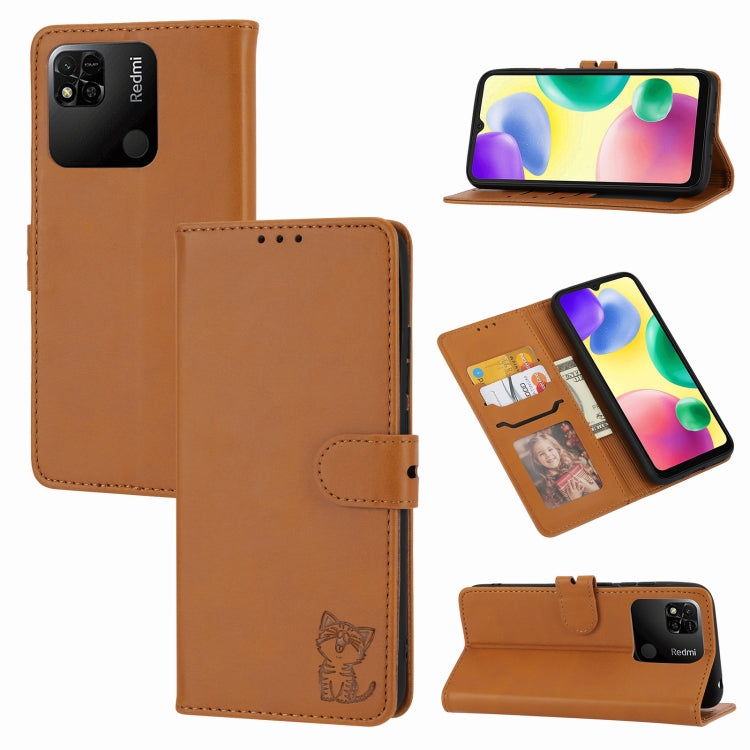 Embossed Happy Cat Pattern Flip Leather Phone Case, For Xiaomi Redmi Note 12 5G Global, For Xiaomi Redmi Note 12 Pro 5G Global, For Xiaomi Redmi Note 12 Pro+ 5G Global, For Xiaomi 12T/12T Pro/Redmi K50 Ultra, For Xiaomi 13, For Xiaomi 13 Pro, For OPPO ...