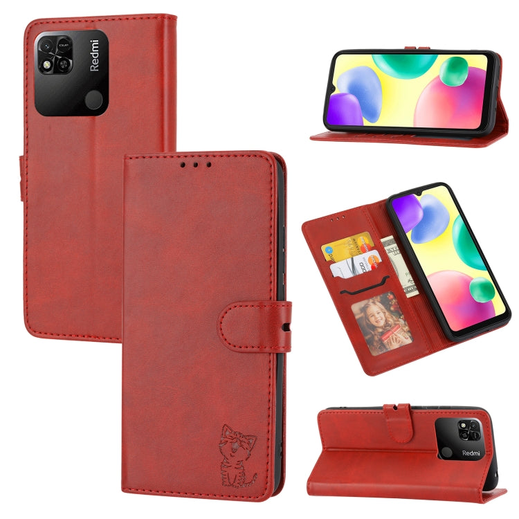 Embossed Happy Cat Pattern Flip Leather Phone Case, For Xiaomi Redmi Note 12 5G Global, For Xiaomi Redmi Note 12 Pro 5G Global, For Xiaomi Redmi Note 12 Pro+ 5G Global, For Xiaomi 12T/12T Pro/Redmi K50 Ultra, For Xiaomi 13, For Xiaomi 13 Pro, For OPPO ...
