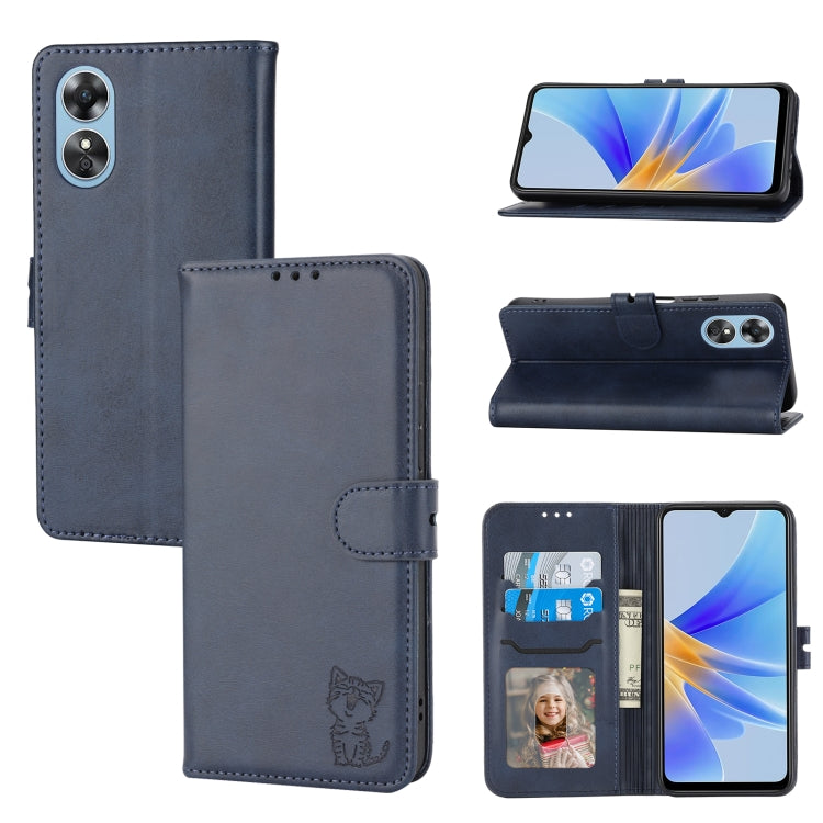 Embossed Happy Cat Pattern Flip Leather Phone Case, For Xiaomi Redmi Note 12 5G Global, For Xiaomi Redmi Note 12 Pro 5G Global, For Xiaomi Redmi Note 12 Pro+ 5G Global, For Xiaomi 12T/12T Pro/Redmi K50 Ultra, For Xiaomi 13, For Xiaomi 13 Pro, For OPPO ...