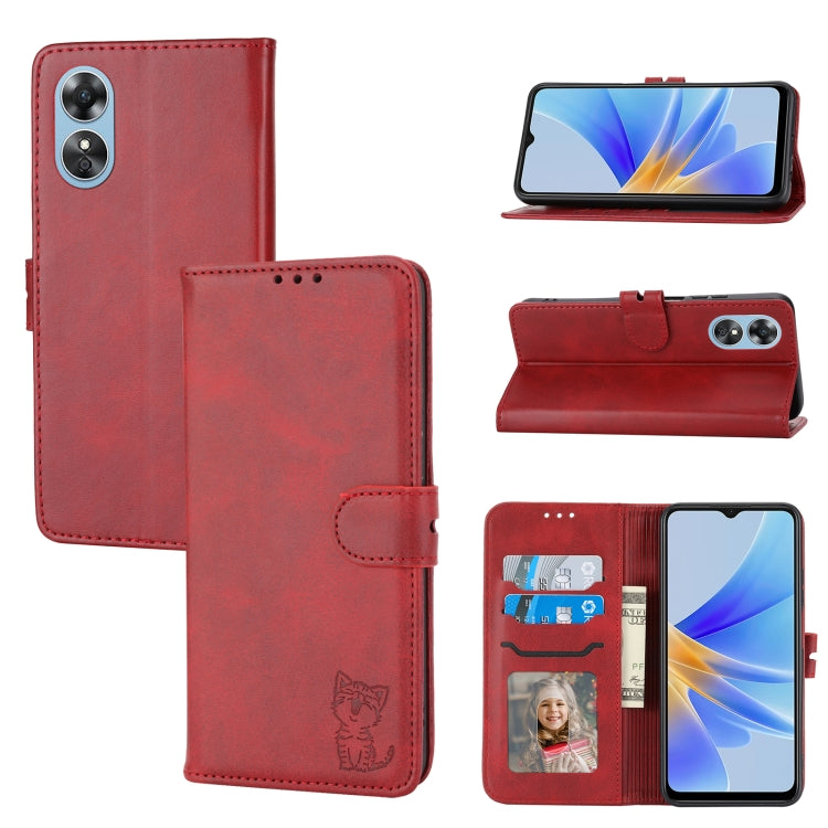Embossed Happy Cat Pattern Flip Leather Phone Case, For Xiaomi Redmi Note 12 5G Global, For Xiaomi Redmi Note 12 Pro 5G Global, For Xiaomi Redmi Note 12 Pro+ 5G Global, For Xiaomi 12T/12T Pro/Redmi K50 Ultra, For Xiaomi 13, For Xiaomi 13 Pro, For OPPO ...