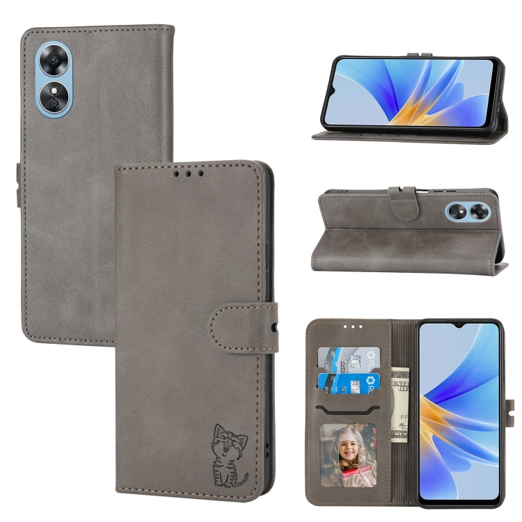 Embossed Happy Cat Pattern Flip Leather Phone Case, For Xiaomi Redmi Note 12 5G Global, For Xiaomi Redmi Note 12 Pro 5G Global, For Xiaomi Redmi Note 12 Pro+ 5G Global, For Xiaomi 12T/12T Pro/Redmi K50 Ultra, For Xiaomi 13, For Xiaomi 13 Pro, For OPPO ...
