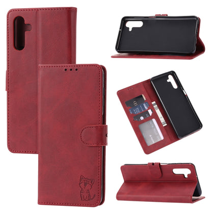 Embossed Happy Cat Pattern Flip Leather Phone Case, For Xiaomi Redmi Note 12 5G Global, For Xiaomi Redmi Note 12 Pro 5G Global, For Xiaomi Redmi Note 12 Pro+ 5G Global, For Xiaomi 12T/12T Pro/Redmi K50 Ultra, For Xiaomi 13, For Xiaomi 13 Pro, For OPPO ...