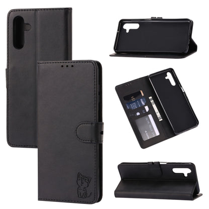Embossed Happy Cat Pattern Flip Leather Phone Case, For Xiaomi Redmi Note 12 5G Global, For Xiaomi Redmi Note 12 Pro 5G Global, For Xiaomi Redmi Note 12 Pro+ 5G Global, For Xiaomi 12T/12T Pro/Redmi K50 Ultra, For Xiaomi 13, For Xiaomi 13 Pro, For OPPO ...