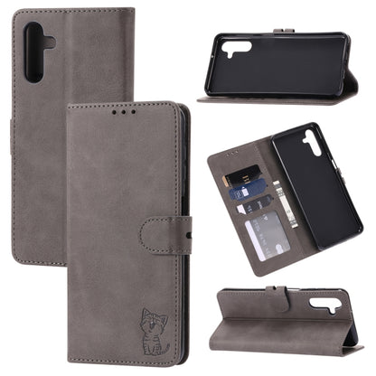Embossed Happy Cat Pattern Flip Leather Phone Case, For Xiaomi Redmi Note 12 5G Global, For Xiaomi Redmi Note 12 Pro 5G Global, For Xiaomi Redmi Note 12 Pro+ 5G Global, For Xiaomi 12T/12T Pro/Redmi K50 Ultra, For Xiaomi 13, For Xiaomi 13 Pro, For OPPO ...