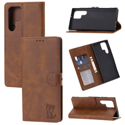 Embossed Happy Cat Pattern Flip Leather Phone Case, For Xiaomi Redmi Note 12 5G Global, For Xiaomi Redmi Note 12 Pro 5G Global, For Xiaomi Redmi Note 12 Pro+ 5G Global, For Xiaomi 12T/12T Pro/Redmi K50 Ultra, For Xiaomi 13, For Xiaomi 13 Pro, For OPPO ...