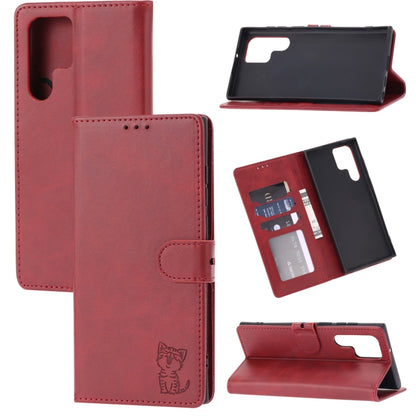 Embossed Happy Cat Pattern Flip Leather Phone Case, For Xiaomi Redmi Note 12 5G Global, For Xiaomi Redmi Note 12 Pro 5G Global, For Xiaomi Redmi Note 12 Pro+ 5G Global, For Xiaomi 12T/12T Pro/Redmi K50 Ultra, For Xiaomi 13, For Xiaomi 13 Pro, For OPPO ...