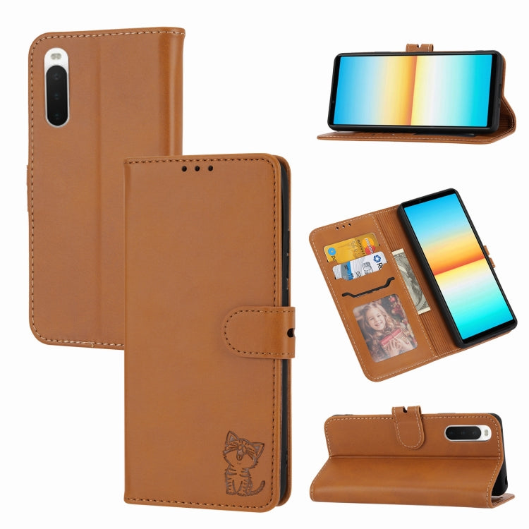 Embossed Happy Cat Pattern Flip Leather Phone Case, For Xiaomi Redmi Note 12 5G Global, For Xiaomi Redmi Note 12 Pro 5G Global, For Xiaomi Redmi Note 12 Pro+ 5G Global, For Xiaomi 12T/12T Pro/Redmi K50 Ultra, For Xiaomi 13, For Xiaomi 13 Pro, For OPPO ...