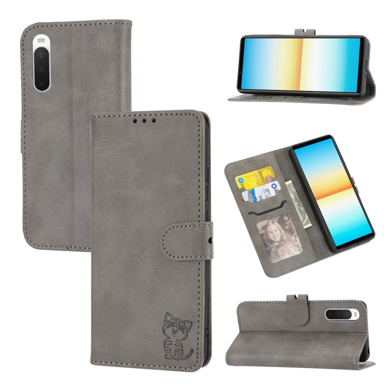 Embossed Happy Cat Pattern Flip Leather Phone Case, For Xiaomi Redmi Note 12 5G Global, For Xiaomi Redmi Note 12 Pro 5G Global, For Xiaomi Redmi Note 12 Pro+ 5G Global, For Xiaomi 12T/12T Pro/Redmi K50 Ultra, For Xiaomi 13, For Xiaomi 13 Pro, For OPPO ...