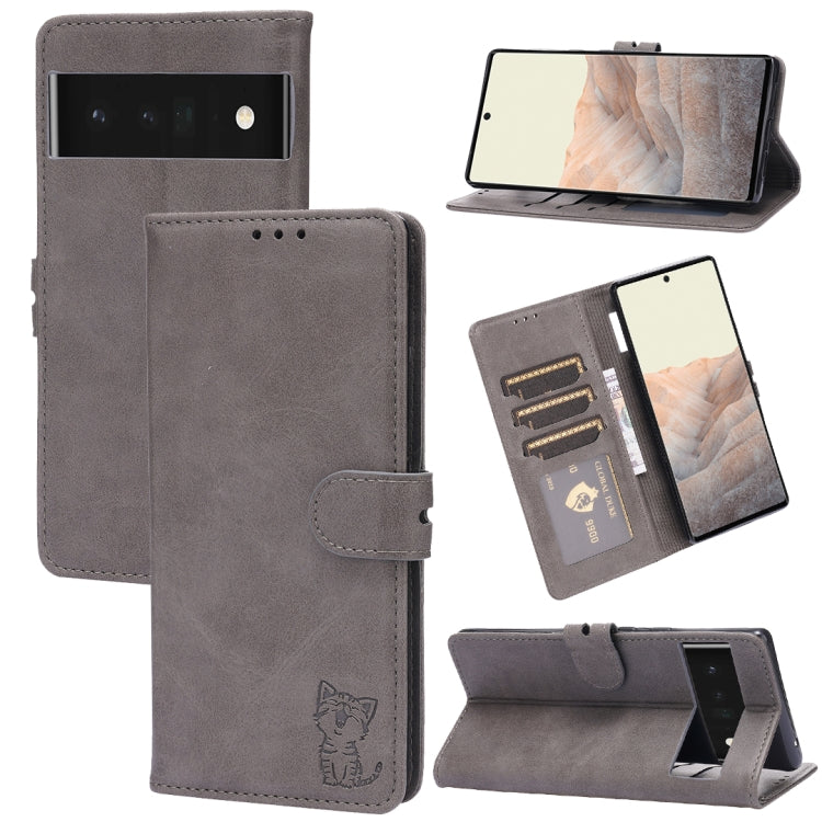 Embossed Happy Cat Pattern Flip Leather Phone Case, For Xiaomi Redmi Note 12 5G Global, For Xiaomi Redmi Note 12 Pro 5G Global, For Xiaomi Redmi Note 12 Pro+ 5G Global, For Xiaomi 12T/12T Pro/Redmi K50 Ultra, For Xiaomi 13, For Xiaomi 13 Pro, For OPPO ...