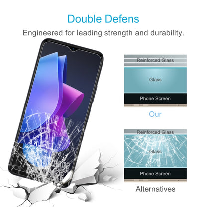 Tempered glass screen protector set with reinforced glass protection